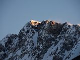 40 First Rays Of Sunrise On Shishapangma Southwest Face From Advanced Base Camp The first rays of sunrise on Shishapangma Southwest Face from Advanced Base Camp.
